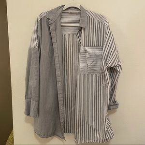 Button up boyfriend top